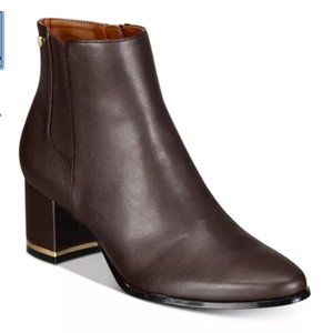 Calvin Klein Fioranna Size 8 brown booties *NEW*